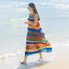 巴厘岛沙滩裙女夏海南(夏海南)三亚显瘦海边度假波西米亚长裙仙大码海滩裙