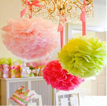 35cm 婚庆房装饰布置道具用品结婚牡丹拉花纸花球儿童生日派对|msdalam kategori bekalan perayaan/hadiah, garland - dari Buy2taobao.com untuk memberikan perkhidmatan ejen Taobao profesional membeli