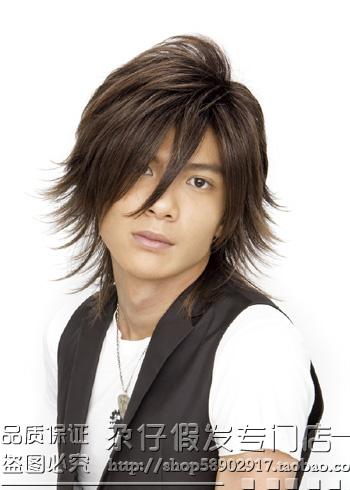 Non-mainstream Male Wig man Wig Schoolboy Wig Long Long curly hair Eversion fluffy lifelike literaturein the Hair Care/Wig , Wig , Whole wig category - from Buy2taobao.com to provide professional Taobao agent buy service
