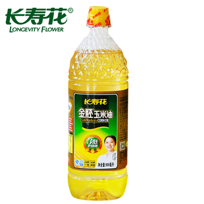 【天猫超市】长寿花 金胚玉米油900ml 非转基因 食用油 绿色食品
