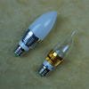 LED灯泡LED尖泡/拉尾泡E27螺口大头蜡烛灯泡3W白光黄光LED节能灯