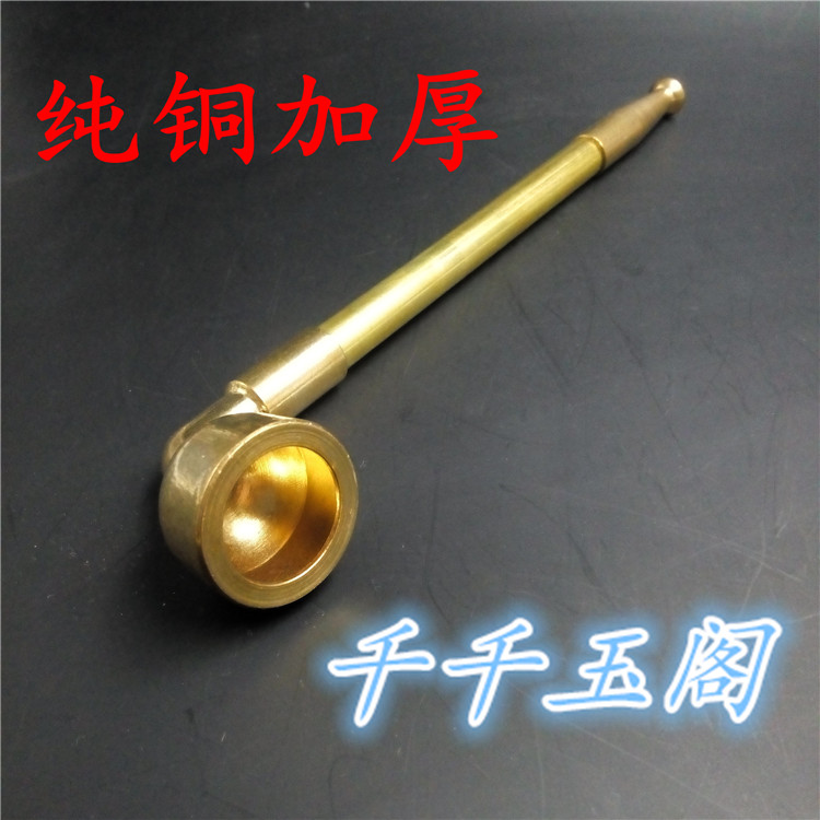 手工纯铜烟袋 纯黄铜可拆卸烟具 加厚拉杆传统旱烟斗 烟嘴烟枪锅|msdalam kategori ZIPPO/Swiss Army Knife/cermin mata, penulis, paip - dari Buy2taobao.com untuk memberikan perkhidmatan ejen Taobao profesional membeli
