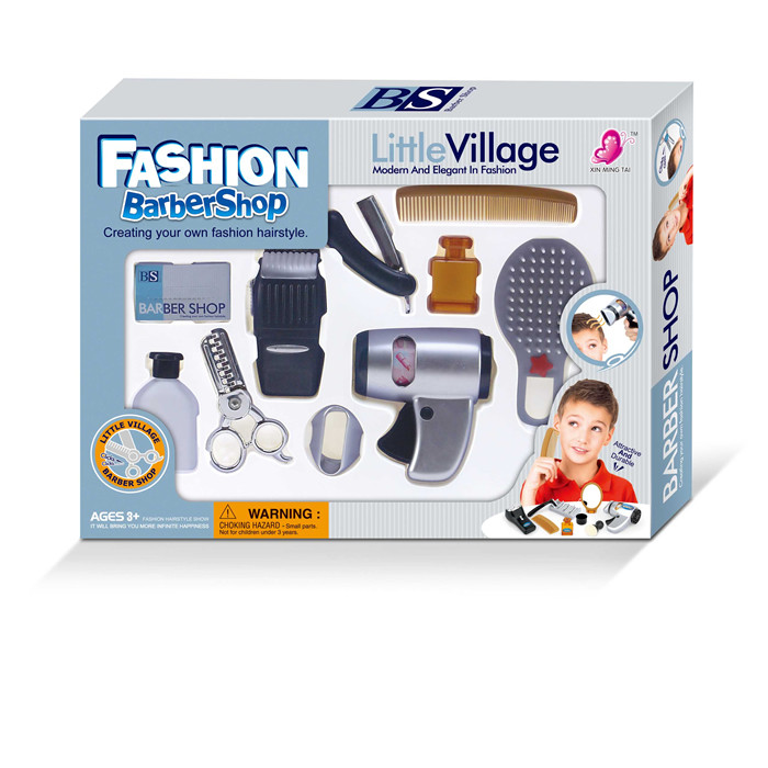 Play house Haircut Salon Toys children Barber Tools suit simulation boy Haircut prop Shroudin the Toy/Childs/Puzzle/Building block/Model , Simulation/Play house toys , Other simulation toys category - from Buy2taobao.com to provide professional Taobao agent buy service