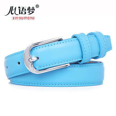 女士皮带女 简约百搭 国通用学生日系时尚腰带装饰韩版牛仔裤带pu