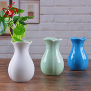 现代简约客厅创意时尚摆件家居装饰品陶瓷花器佛堂供佛礼佛小花瓶