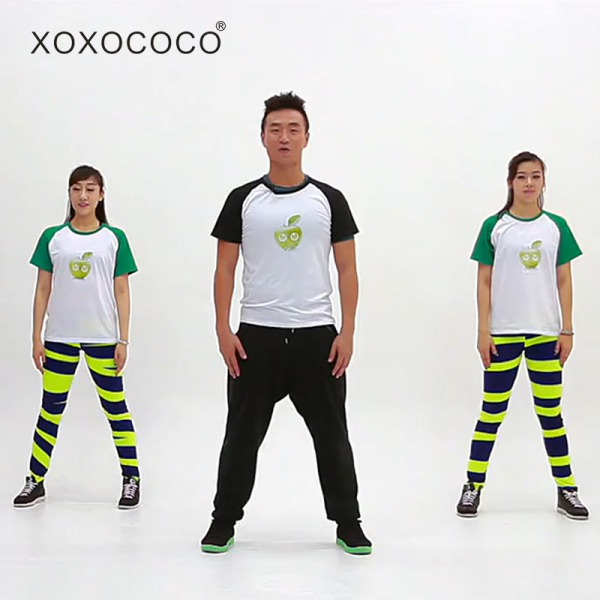 热销舞蹈 舞蹈教学同款T恤 小苹果演出服 王广