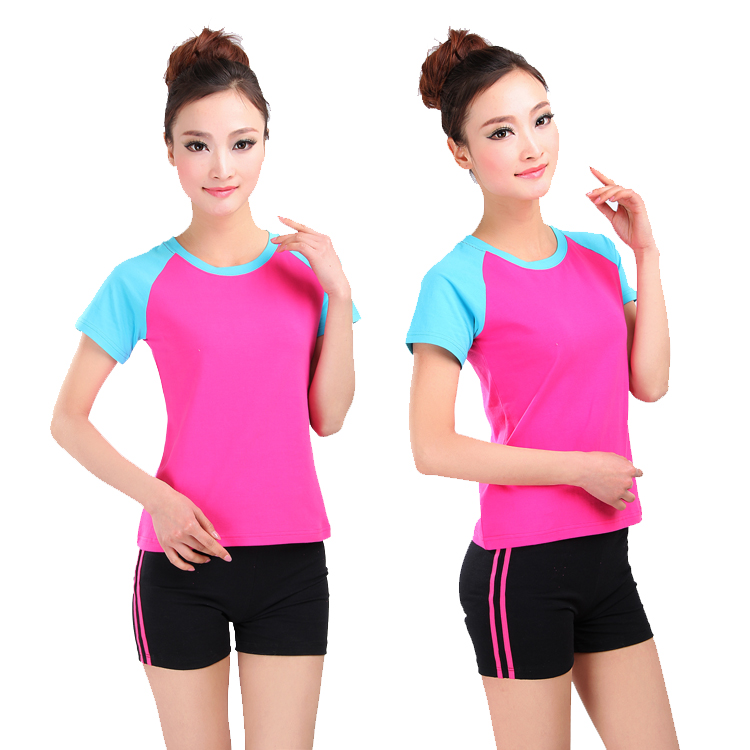 new pattern square Dance Costume Spring and summer Short sleeved Dance costume Aerobics suit Gym Running clothes Yoga suitin the Sports/Yoga/Fitness/Fans supplies , Dance/Aerobics/Gymnastics , Square Dance , Square Dance Set category - from Buy2taobao.com to provide professional Taobao agent buy service