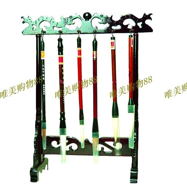 红漆木笔架笔挂十二针 普通实木实用木笔挂送毛笔 文房用品笔架|ruв категории электронный словарь/электрический бумажных книг/канцелярские принадлежности, получать/выставка товаров, Из Бикон - от Buy2taobao.com для оказания профессиональной услуги покупки агента Taobao