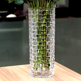 加厚重透明玻璃水培花瓶