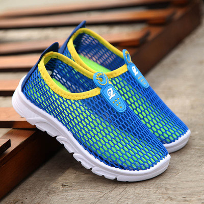 儿童休闲鞋春秋款童鞋男童运动鞋韩版女童软底布鞋透气鞋套脚板鞋