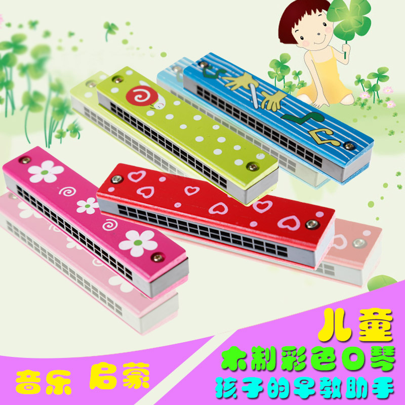 儿童口琴彩色木制口琴吹奏音乐玩具宝宝1-2-3岁音乐益智早教乐器在类目 玩具/童车/益智/积木/模型, 音乐玩具/儿童乐器, 吹奏玩具/乐器中 - 来自Buy2taobao.com提供专业的淘宝代购服务