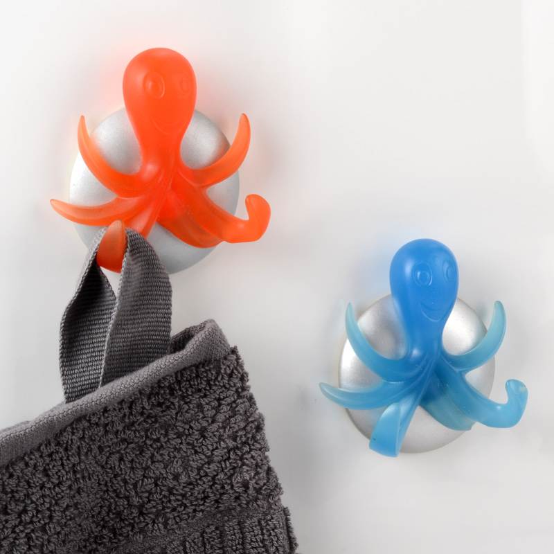 Europe Stylish bathroom Spirella bridgelux Cartoon octopus Shower Room Decorative hooks Towel Hook 1in the Family/Personal Cleaning Tools , Sanitary appliances/Bathroom accessories , Sticky hooks category - from Buy2taobao.com to provide professional Taobao agent buy service