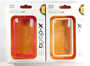 x-doria道瑞适用iphone44s，手机信号圈，边框保护套壳软硬框
