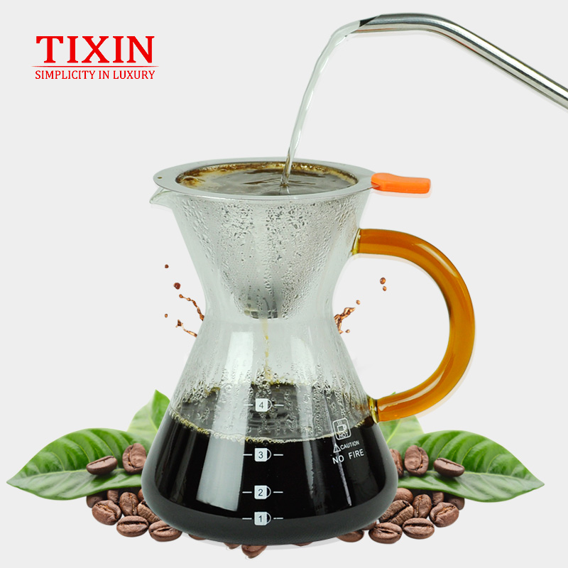 TIXIN/梯信 咖啡分享壶 手冲家用煮咖啡壶 玻璃滴滤壶滤网杯套装在类目 餐饮具, 咖啡器具, 咖啡壶中 - 来自Buy2taobao.com提供专业的淘宝代购服务