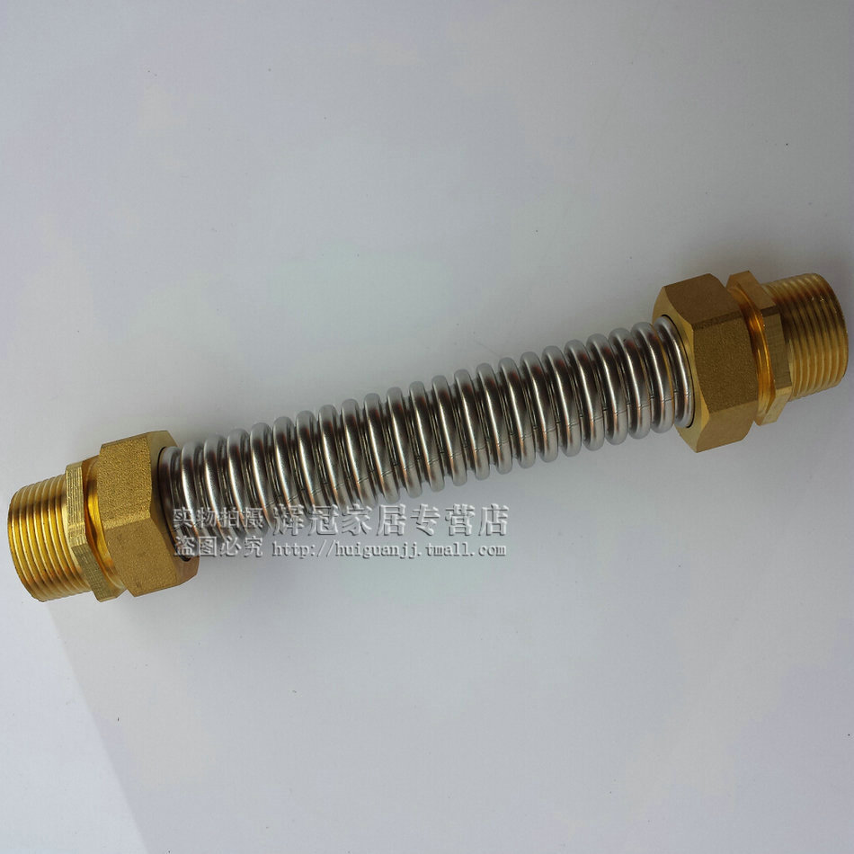 brass Stainless steel air conditioner corrugated pipe Fan coil unit air conditioner Metal Connect Water hose 1 inch DN25 32in the Decoration main material , Toiletries , Bathroom accessories , Water hose category - from Buy2taobao.com to provide professional Taobao agent buy service