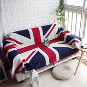 英国米字旗美式沙发毯子，沙发巾盖毯单人，双人装饰毯挂毯加厚垫子