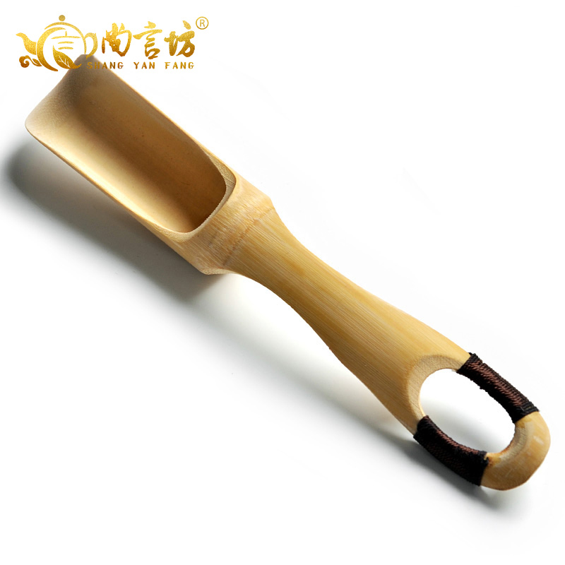 尚言坊功夫茶具配件茶道竹配件 把柄绕线 竹制茶则茶勺茶荷|msdalam kategori pinggan mangkuk, set teh, sudu teh - dari Buy2taobao.com untuk memberikan perkhidmatan ejen Taobao profesional membeli