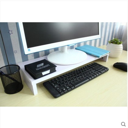 包邮液晶电脑显示器架桌面增高托架底座支架键盘置物收纳木架子