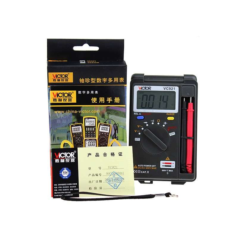 正品胜利VC921 口袋型数字万用表 卡片万用表 自动量程 自动关机在类目 五金/工具, 仪器仪表, 万用表中 - 来自Buy2taobao.com提供专业的淘宝代购服务