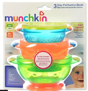  美国Munchkin吸盘碗/零食杯/硅胶软勺/感温勺/水杯/变色鸭