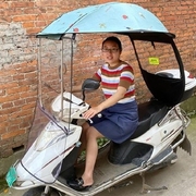 盖棚小电动车棚雨棚防风大型隔热式风罩加大挡雨女士加宽顶棚布。