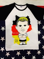 NAYA手绘t恤男女短袖情侣亲子装卡通创意来图