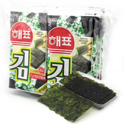 韩国原装进口 海牌海飘海苔 烤海苔烤紫菜16克 儿童海苔休闲零食在类目 零食/坚果/特产, 鱿鱼丝/鱼干/海味即食, 海苔系列中 - 来自Buy2taobao.com提供专业的淘宝代购服务