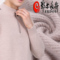 上下架计划:鄂尔多斯貂绒衫男半高圆领拉链羊绒衫羊毛针织衫男加厚冬装毛线衣