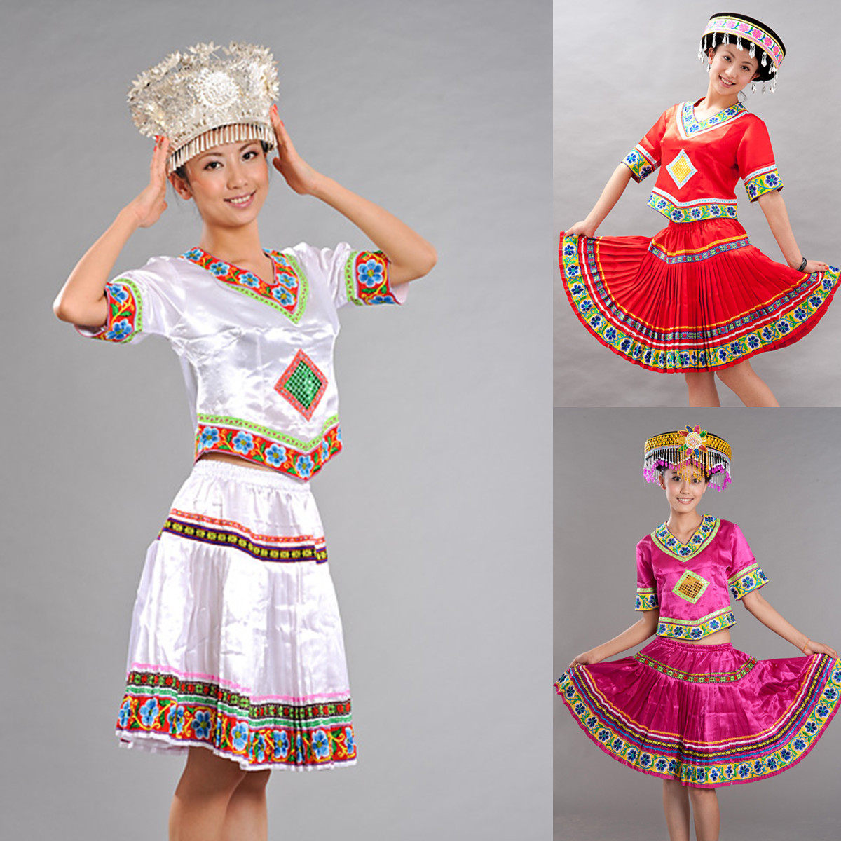 藏族精品<em>女装少数民族</em>表演服成人款蒙族舞蹈服