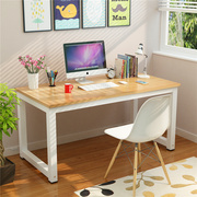 简易电脑台式桌子卧室办公小书桌，组合学生宿舍写字桌实木家用简约