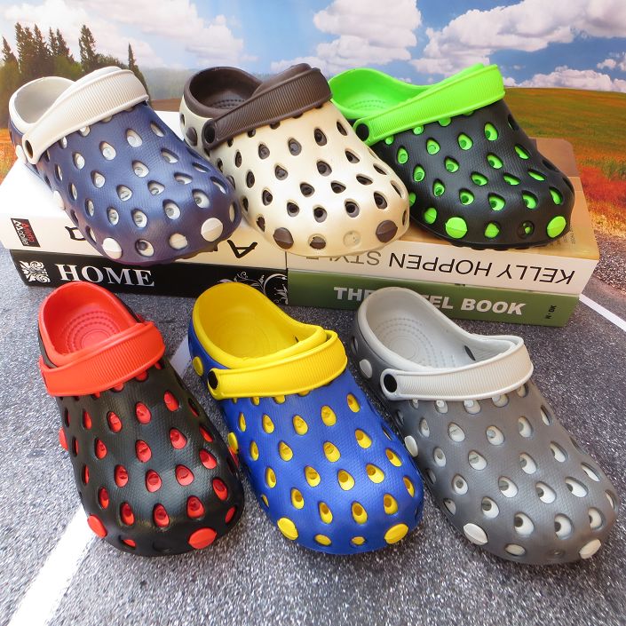 2018 summer lovers Crocs leisure time Breathable beach shoes Plastic sandals lovers Baotou sandals Big head Male dragin the Men's Shoes, Sandals category - from Buy2taobao.com to provide professional Taobao agent buy service