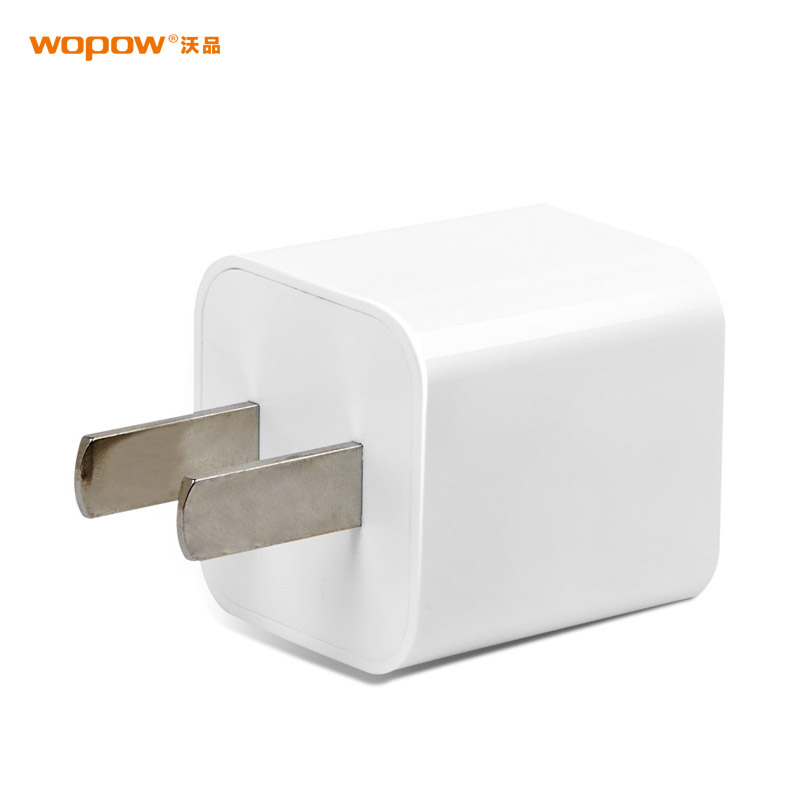 沃品充电器单USB充电头平板手机通用电源适