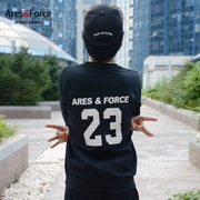 ares&force3m反光卫衣大码男女，潮学生韩版嘻哈原宿情侣装数字母