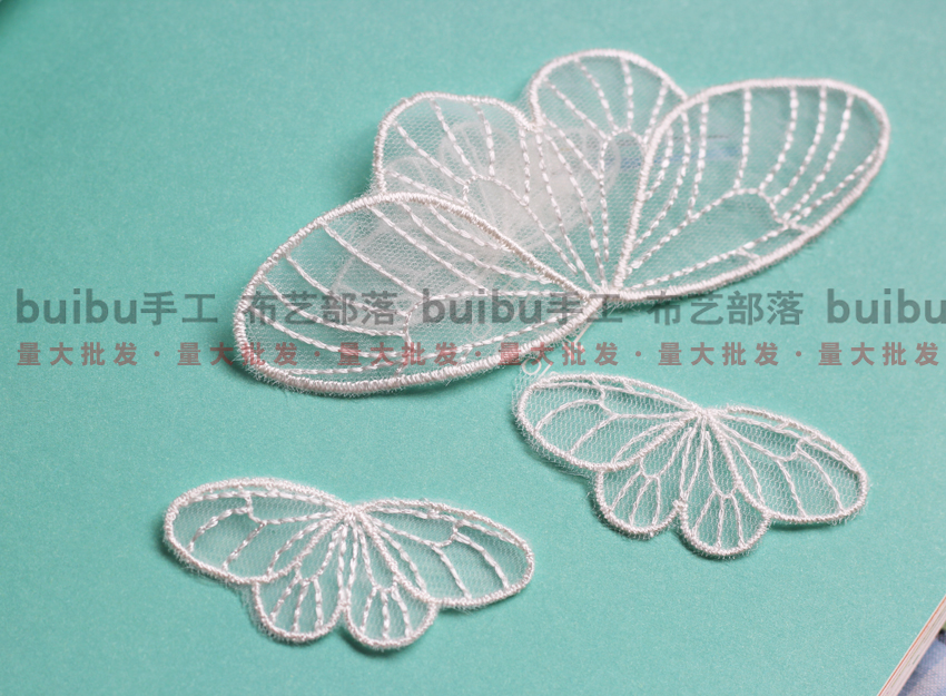 网纱蝴蝶1.6元/个 手工立体珠绣刺绣蝴蝶发卡手链项链 刺绣材料在类目 居家布艺, 缝纫DIY材料、工具及成品, 缝纫DIY配件/辅料/配饰, 布贴中 - 来自Buy2taobao.com提供专业的淘宝代购服务