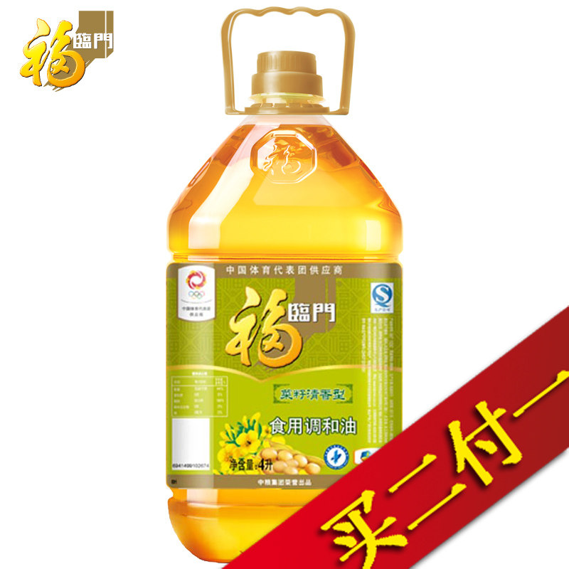【天猫超市】福临门  菜籽清香型食用调和油 4L   中粮出品！