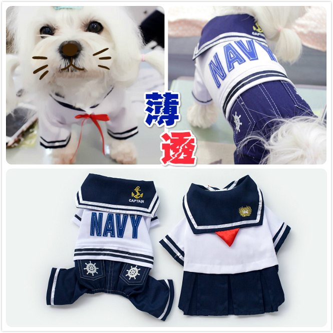 夏装宠物服装猫咪衣服狗狗衣服泰迪校服裙宠物水手服宠物裙子包邮在类目 宠物/宠物食品及用品, 宠物服饰及配件, 宠物服装/雨衣中 - 来自Buy2taobao.com提供专业的淘宝代购服务