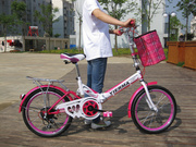 20寸折叠自行车单车折叠车6速变速自行车女式男式