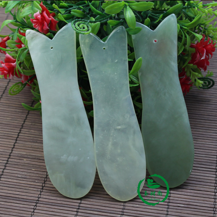 Jade scraping plates Natural Jade Fish scraping plates face Wrinkle Face-lift Scraping board back Neck Scraping boardin the Personal Care/Health/Massage equipment , Meridian Health Care Equipment , Scrapping film/Board category - from Buy2taobao.com to provide professional Taobao agent buy service