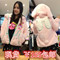 上下架计划:LALABOBO专柜新款甜美明星兔棉服毛绒加厚外套冬装女