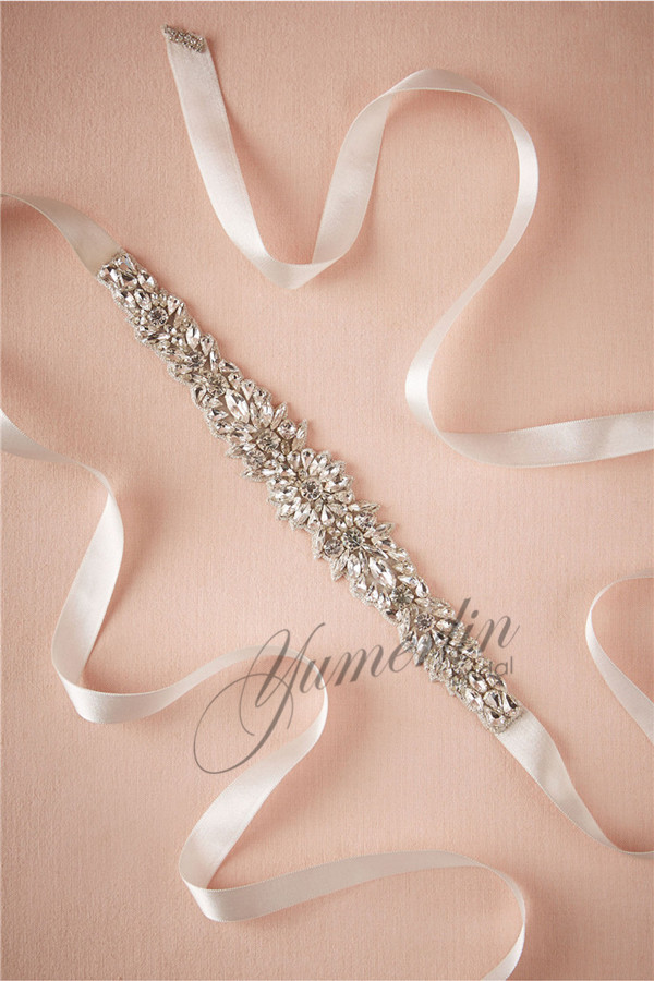 Blue powder champagne bride Wedding dress host Versatile Latest fashion Nail bead Rhinestone belt Jewelryin the Accessories/Leather belt/Hat/Muffler , Belt/Leather belt/Yaolian category - from Buy2taobao.com to provide professional Taobao agent buy service