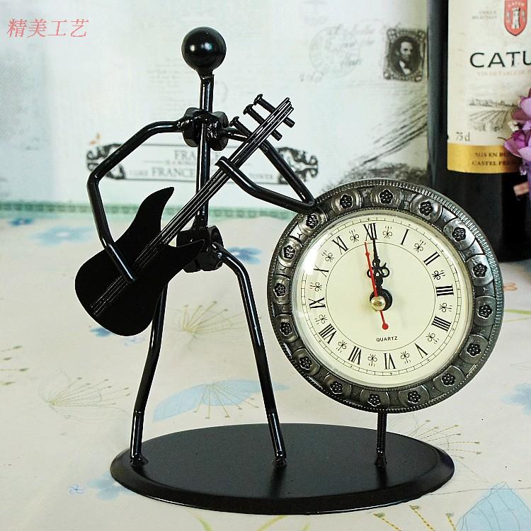 Special Offer Cherish every moment Creative Retro Music team Iron Man Clock giftin the Home accessories , Decoration category - from Buy2taobao.com to provide professional Taobao agent buy service