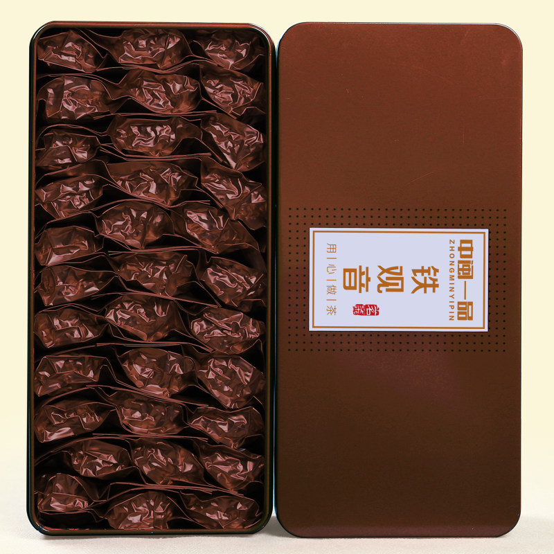 买一送一 铁观音新茶浓香型安溪铁观音 乌龙茶茶叶礼盒装中闽一品