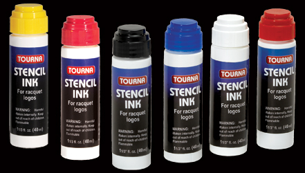 Tourna Racquet Stencil Ink