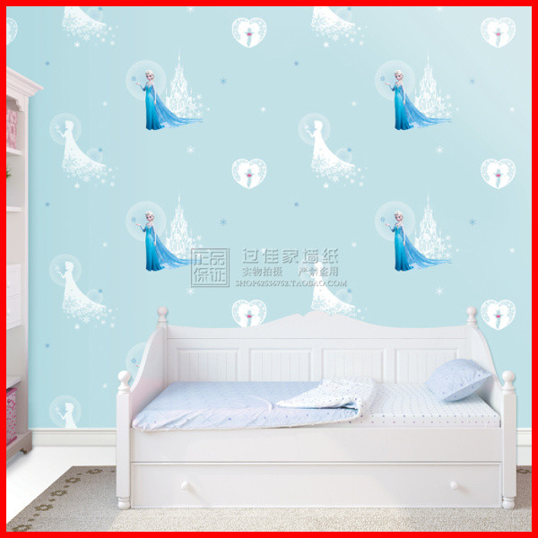 girl Snow Romance wallpaper Cartoon Children's Room wallpaper bedroom Room wallpaper DS 5077-1in the Decoration main material , Wallpaper , PVC Wallpaper category - from Buy2taobao.com to provide professional Taobao agent buy service