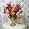 西欧式仿真苞芯亮片，牡丹绣球玫瑰花假绢花家居，客厅装饰大花束