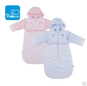 丽婴房春夏全棉婴儿睡袋宝宝，防踢被可加长型，儿童睡袋0-6岁带帽