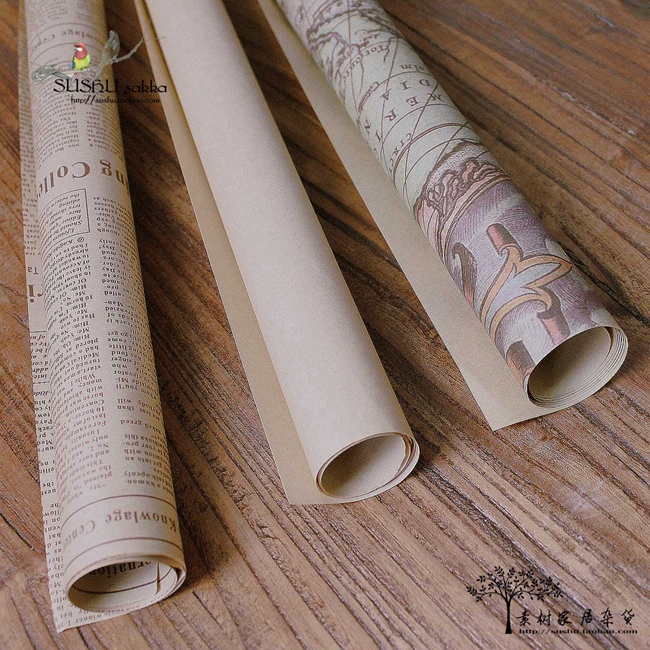 {Su tree}Groceries Retro English-language newspaper Kraft paper photograph Background props gift flower packingin the Electronic Dictionary/Electronic paper book/Stationery , The paper book , Wrapper category - from Buy2taobao.com to provide professional Taobao agent buy service
