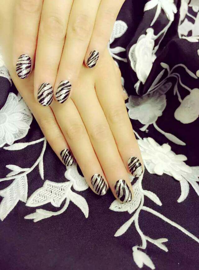 美国正品incoco美甲贴甲油膜指甲贴环保无毒孕妇用花色迪斯科皇后