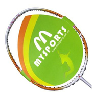 MYSPORTS 120羽毛球拍儿童拍小孩青少年碳素羽拍子短柄单拍网球拍