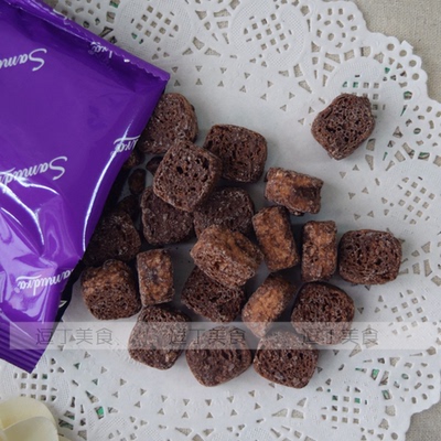 标题优化:正品马来西亚进口零食榛子味巧克力啲啲酥威化曲奇饼年货独立包装